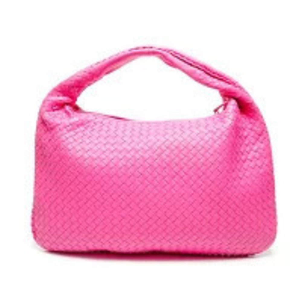 Bottega Veneta Intrecciato Hobo Handbag Pink
